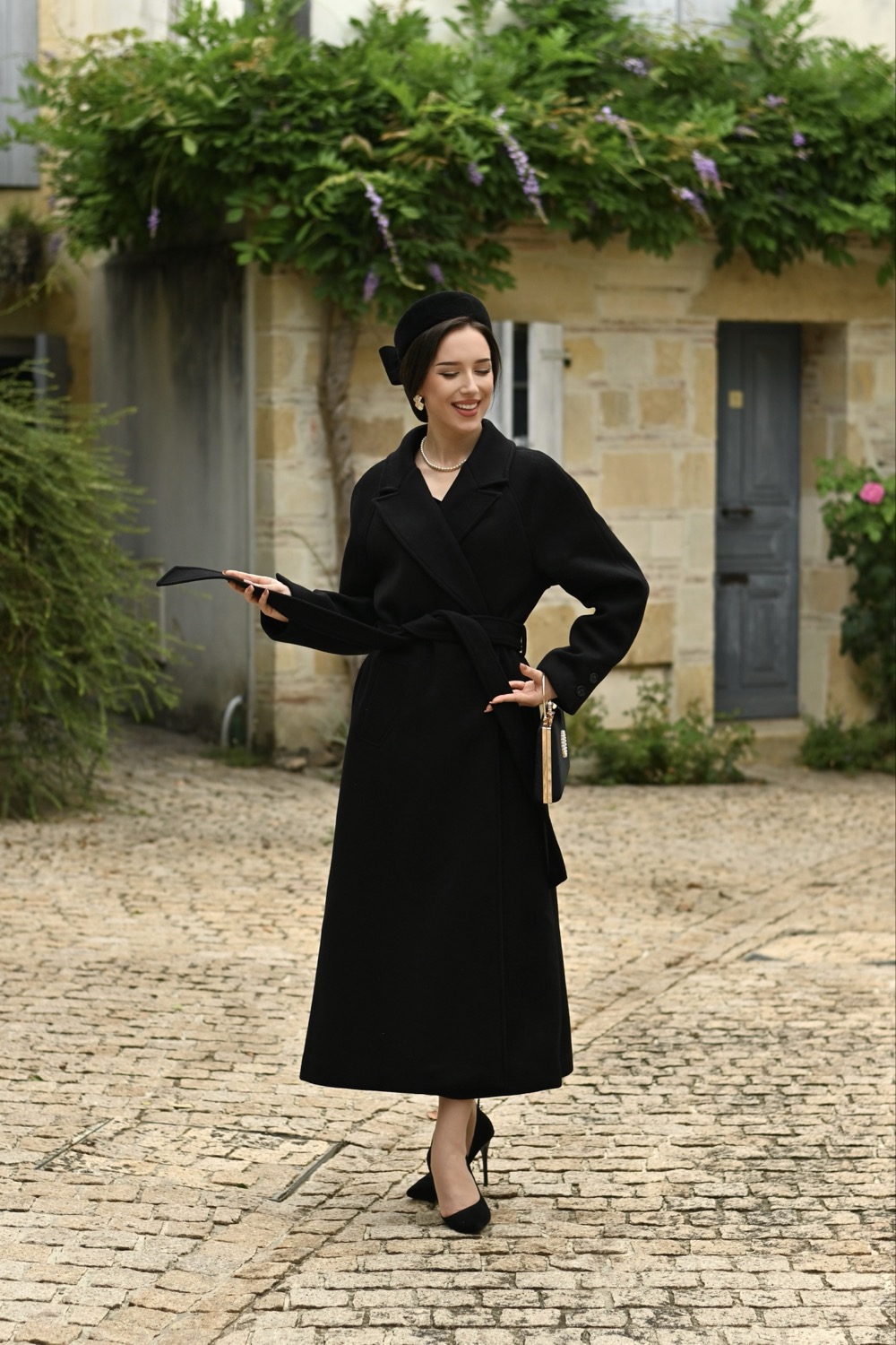 Janelle Black Coat